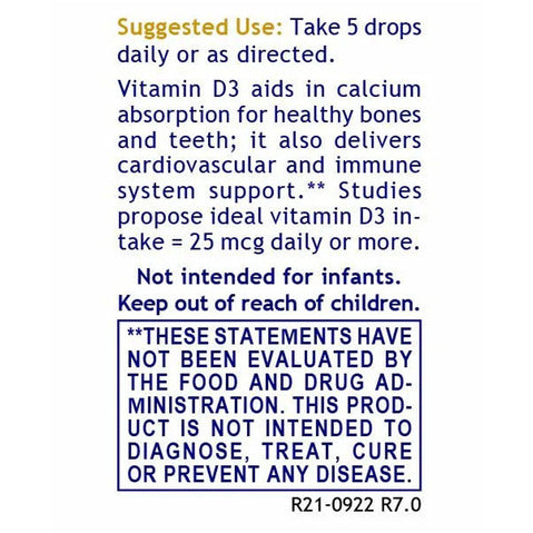 Liquid Vitimin D3 114 servings