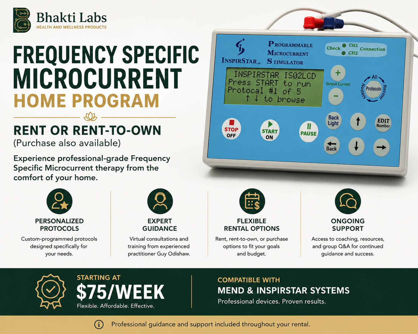 Frequency Specific Microcurrent Home Program Bhakti Labs