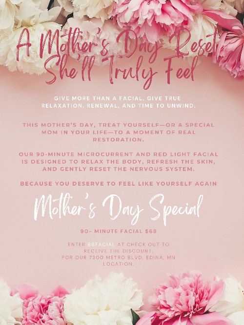 Mother's Day 90 min. Microcurrent & Red Light Facial Special Bhakti Labs
