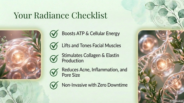 75 min. Microcurrent & Red Light Facial